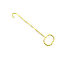 3/8" X 24" Open J Hook Steel No-Touch Tool Closed Handle On Plane