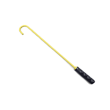 3/8" X 48" Open J Hook Steel No-Touch Tool Closed Handle 90° Off Plane